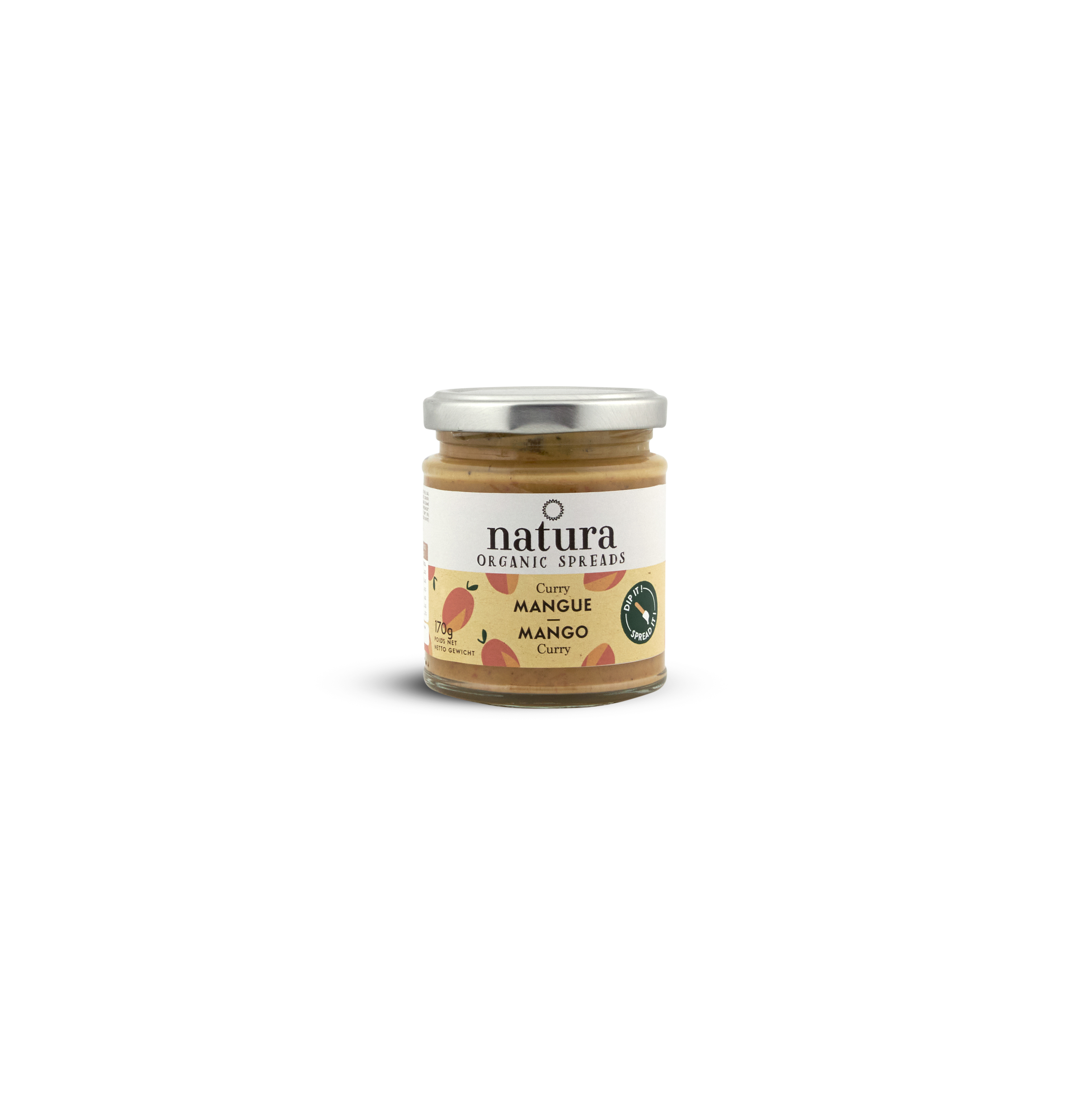 Natura Spread mangue-curry bio 170g